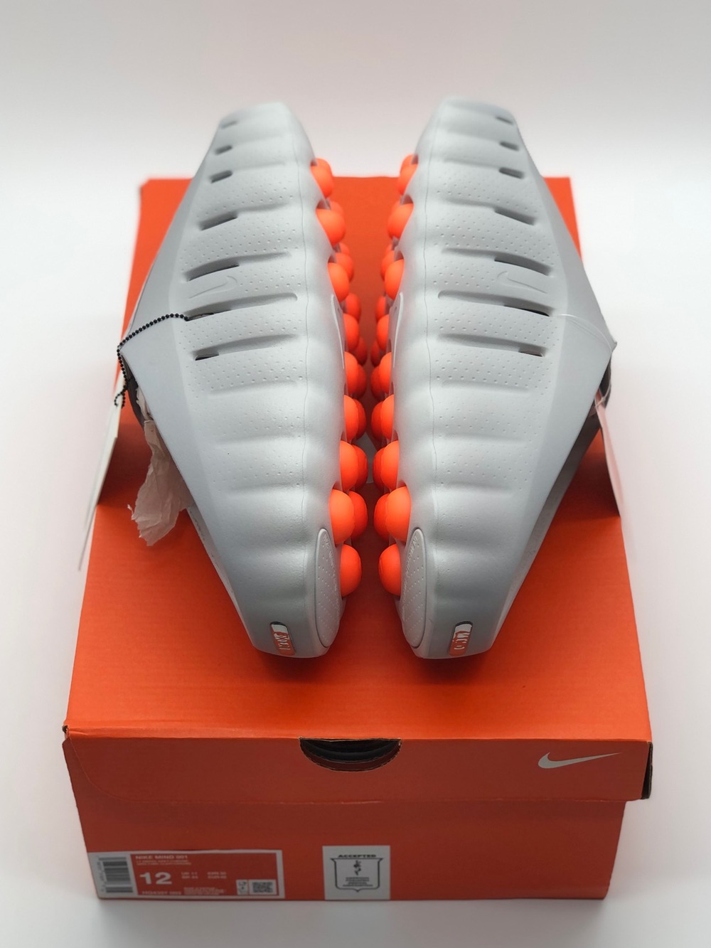 Nike Mind 001 Light Smoke Grey Brand New In Box (DS / BNIB) Size 12 Men - Picture 6 of 16